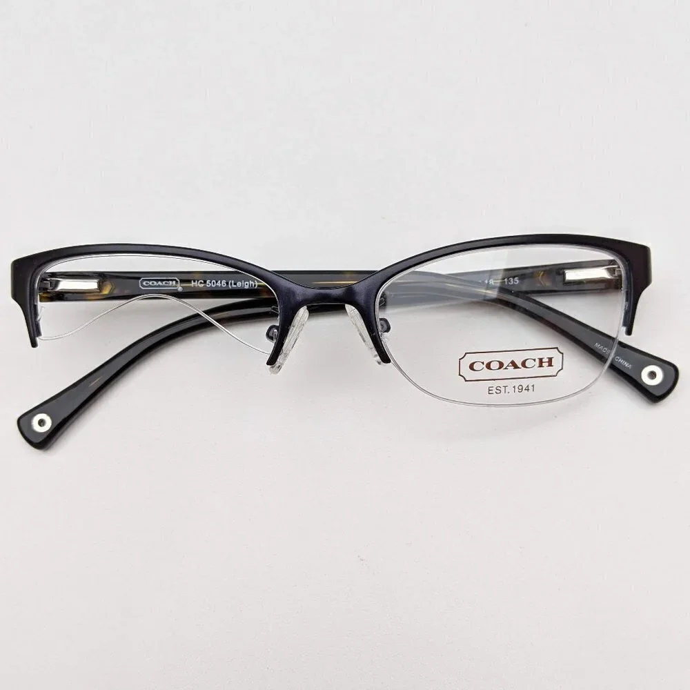 🕶️Coach HC5046 Leigh 9153 Eyeglasses 50/18 135 /KAI326🕶️​